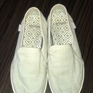 Size 5 Adult Sanuk slip- ons